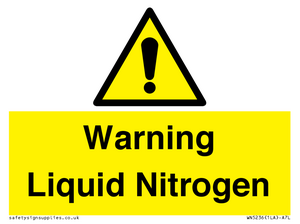 Liquid Nitrogen Warning